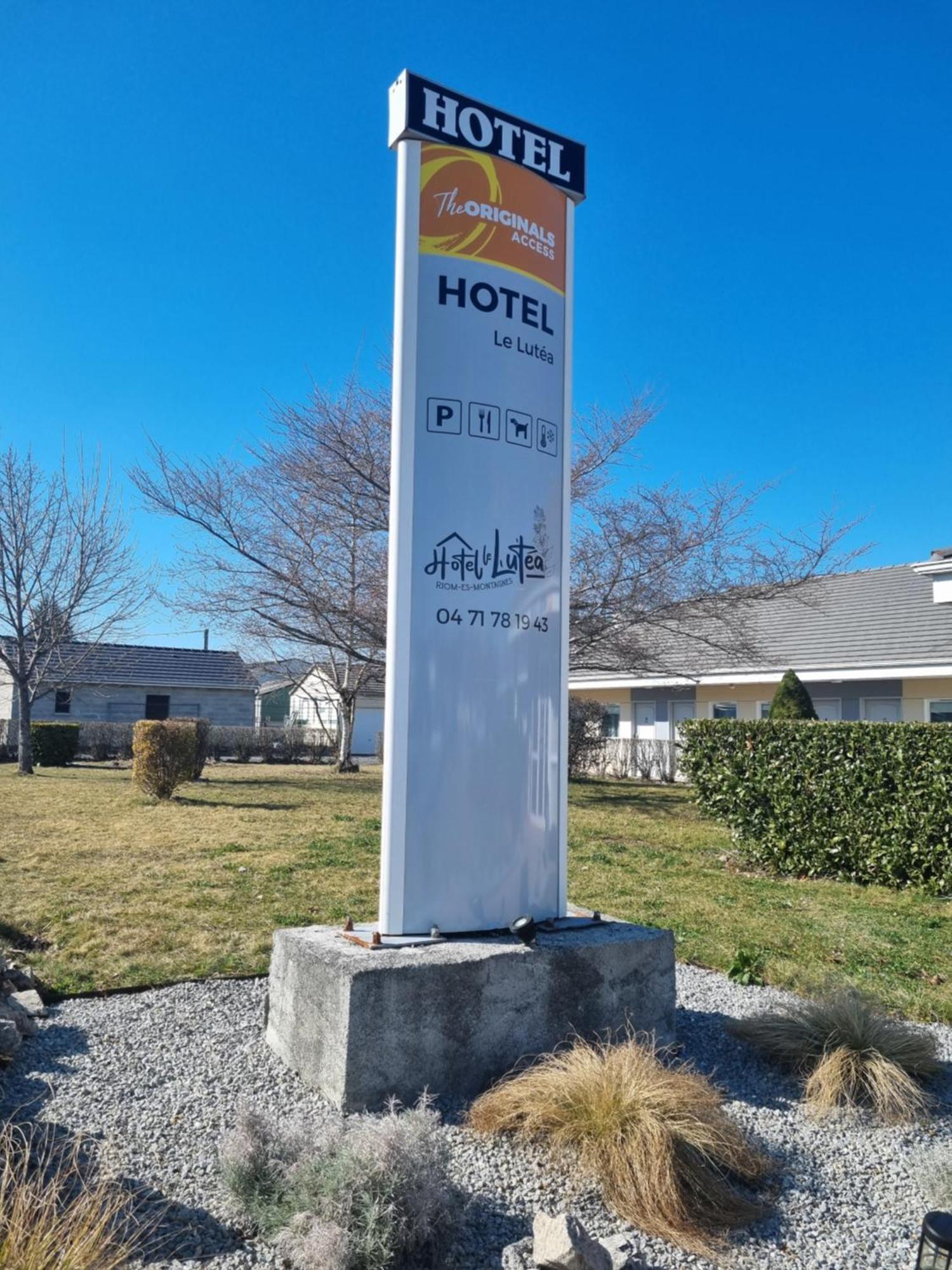 The Originals Access, Hotel Le Lutea Riom-ès-Montagne المظهر الخارجي الصورة